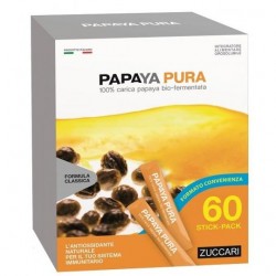 integratori Zuccari Zuccari PAPAYA PURA 60 Stick Pack Antiossidante Naturale